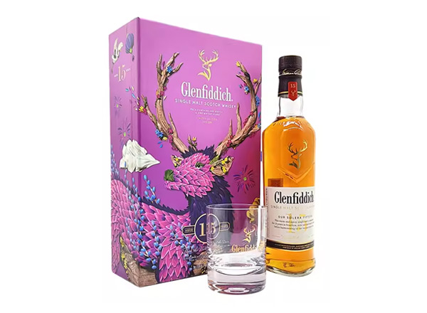 佛山收购格兰菲迪15年威士忌福鹿礼盒装Glenfiddich苏格兰威士忌700ml上门回收行情价格