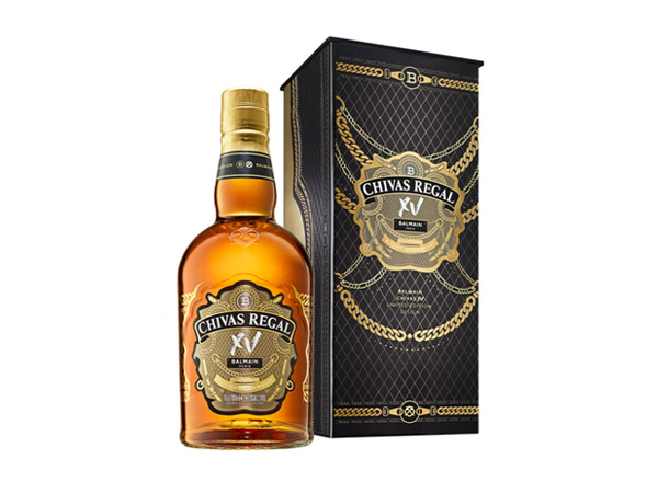 佛山芝华士15年回收Chivas Regal XV Balmain巴尔曼联名限定版700ml苏格兰调配型威士忌洋酒