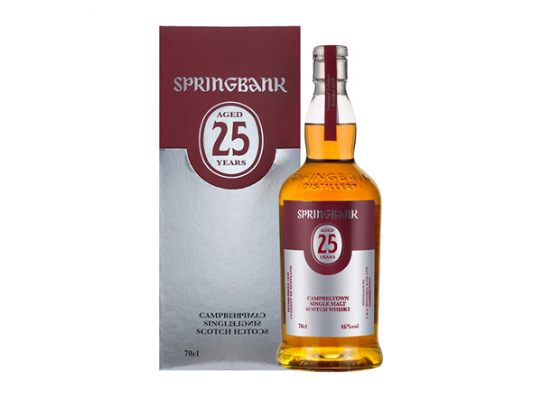 佛山云顶25年回收云顶威士忌SpringBank 46度坎贝尔镇苏格兰单一麦芽700m进口洋酒威士忌