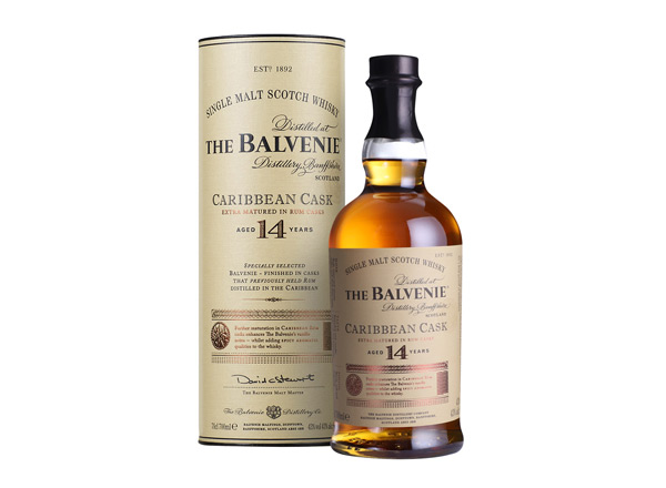 佛山百富14年回收百富威士忌加勒比桶陈酿The Balvenie Caribbean Cask洋酒上门收购