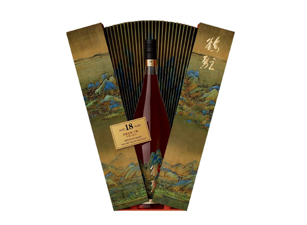 佛山鹤驻18年黄酒回收鹤驻新花雕18年珍藏版千里江山图