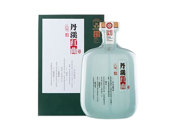 佛山丹溪黄酒回收丹溪8年红曲黄酒750mL 2瓶礼盒装