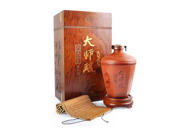 佛山女儿红回收绍兴黄酒女儿红四十年大师酿1919花雕酒紫砂坛600ml木盒礼盒装