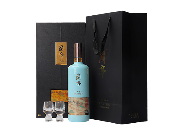佛山会稽山黄酒回收兰亭大师三十年陈酿1L礼盒装绍兴黄酒